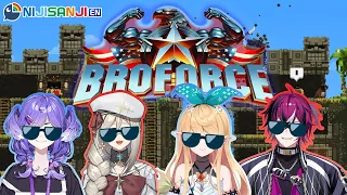 【BROFORCE COLLAB】a job only bros can do【NIJISANJI EN | Pomu Rainpuff】