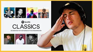 Reacting to Spotify's "100 Greatest Hip-Hop Songs of the Streaming Era" List