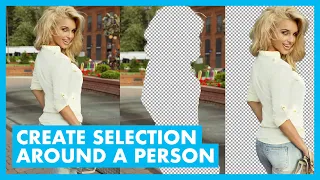 How to CUT OUT a Person in PHOTOSHOP