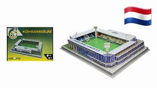 Fortuna Sittard Stadium 3D Puzzle by Pro-Lion® - Step by Step