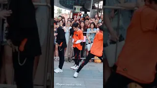 BOYSTORY Busking In Shenyang "Seventeen - Hit" Dance Cover (Shuyang Fancam)