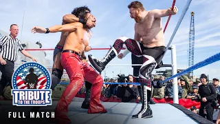 FULL MATCH — Styles, Orton & Nakamura vs. Mahal, Owens & Zayn: Tribute to the Troops 2017
