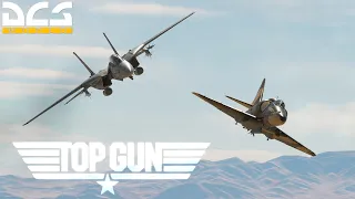 DCS: F-14 Movie | Maverick vs Jester (Top Gun)