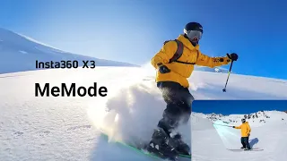 Me Mode: Shoot 60fps Invisible Selfie Stick Videos | Insta360 X3 Tutorial