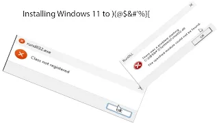 Installing Windows 11 to )(@$&#'%}[