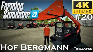 We buy the new Kubota SVL97-2 | Hof Bergmann | Timelapse | #20 |Farming Simulator 22|LS22|FS22