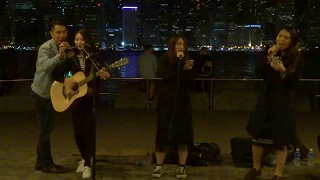 體面 - 于文文 (Cover by Michelle x Hannah x NatWan) @尖沙咀碼頭Busking 2018.04.07