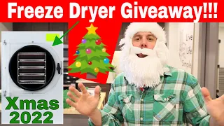 Christmas Freeze Dryer Giveaway 2022 -- 12 days of Christmas Giveaway