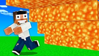 Minecraft, But Lava Follows You || Minecraft Mods || Minecraft gameplay