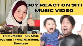 Siti Nurhaliza - Aku Cinta Padamu | #MuzikDariRumah Showcase | reaction Video | boy react siti video