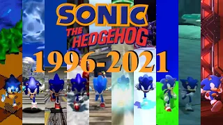Evolution of 3D Sonic Games: First Levels (1996-2021)