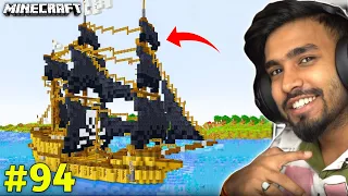 TECHNO GAMERZ BUILD A PIRATE SHIP IN MINECRAFT I TECHNO GAMERZ I UJJWAL GAMING