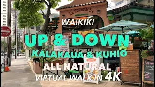 Waikiki Walk Between Streets 5/3/2018 [4K]