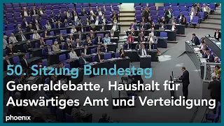 Bundestag LIVE: Haushaltswoche - Etat Verteidigung