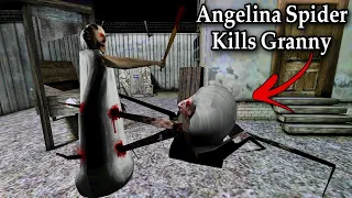 كيف تجعل أنجلينا العنكبوت تقتل الجدة 😱! في جراني 1.8 | Angelina Eats Granny