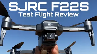 SJRC F22S 4K PRO Test Flight Review