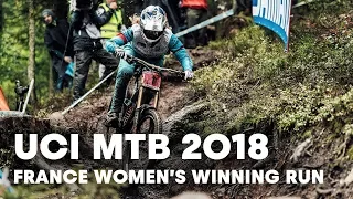 Rachel Atherton’s World Cup Winning Run from La Bresse, France | UCI MTB 2018