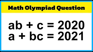 France - Math Olympiad Question 2023 | An Algebraic Expression | You should be able to solve this 😉