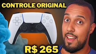 🔥 CONTROLE ORIGINAL DE PS5 DUALSENSE BEM ABAIXO DO PREÇO VALE A PENA ? BORA TESTAR NO PC! 🚀