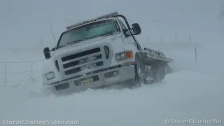 Ground Blizzard strands vehicles on I-25, Longmont, CO - 3/14/2021