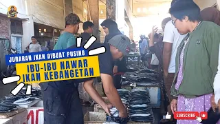 Bikin Pusing Juragan Ikan, Ibu-ibu Nawar Harganya Kebangetan, Udang Laris Manis