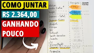 Como juntar dinheiro ganhando pouco | Série: Como administrar o meu dinheiro - EP 05