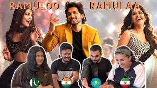 Ramuloo Ramulaa Reaction | Allu Arjun | AlaVaikunthapurramuloo | Trivikram | Foreigners React