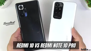 Xiaomi Redmi 10 vs Redmi Note 10 Pro | Helio G88 vs Snapdragon 732G Speedtest, Comparison