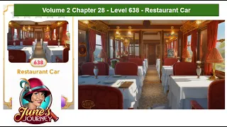 June's Journey - Volume 2 - Chapter 28 - Level 638 - Restaurant Car (Complete Gameplay, in order)