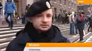 Майдан готовится к штурму: у бойцов водометы, у митингующих арматура