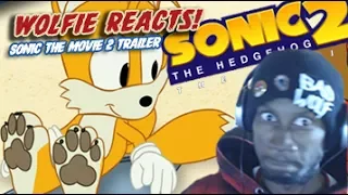 OH NO... | Wolfie Reacts: Sonic the Hedgehog Movie 2 Trailer - Werewoof Reactions