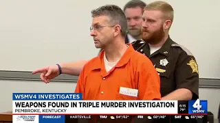 Weapons found in triple murder investigation
