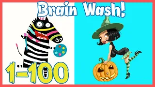 Brain Wash All Levels 1 - 100 Solution Walkthrough | Brain Wash Answer (Android,iOS)