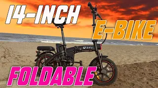 Folding 14-inch Electric Bike - Discover The Compact Dyu A5!
