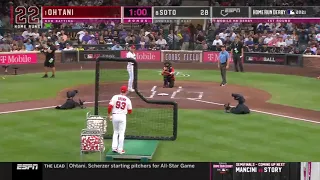 HOME RUN DERBY SOTO VS OHTANI DRAW SECOND QUARTER FINAL  20210712 223746