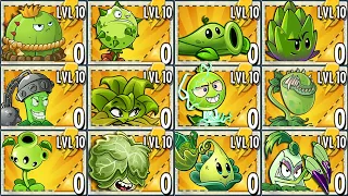 All PREMIUM GREEN Power-Up! in Plants vs Zombies 2