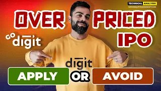 GO DIGIT IPO REVIEW | GO DIGIT IPO APPLY OR AVOID | GO DIGIT IPO GMP | | GO DIGIT IPO ANALYSIS