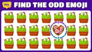 Find the ODD One Out | Find The Odd Emoji Out | Emoji Quiz | Easy, Medium, Hard Level