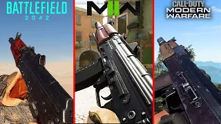 Modern Warfare 2 vs Battlefield 2042 vs MW 2019 - Weapons comparison (Sounds & Reload Animation)