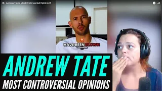 Andrew Tate  ~  Most Controversial Opinions  ~  REACTION