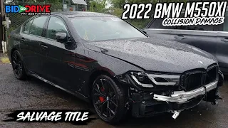 2022 BMW M550xi ( Walk Around Video ) | BidGoDrive