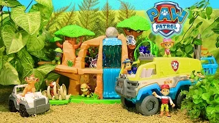 Щенячий Патруль на русском - Спасение Трэкера. Paw Patrol - Paw Terrain Vehicle. Monkey Tample.