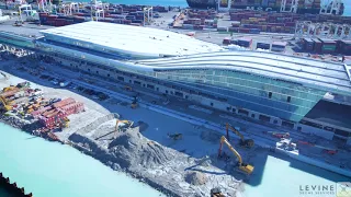 MSC Cruise Terminal Feb 2024 Construction Update | Future of Cruising! #msccruises  #construction