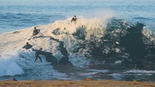 CODE RED SWELL HITS THE WEDGE