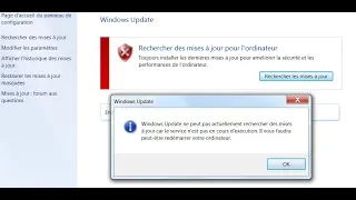 Comment relancer le service Windows Update