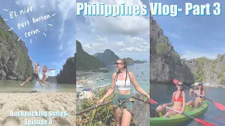 PHILIPPINES VLOG- PART 3| El Nido, Coron & Port Barton & lots of boat trips!⛵️🦀🪸| Phoebe Hood