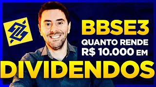 BBSE3: quanto rende R$ 10.000 em DIVIDENDOS nas ações da BB Seguridade?