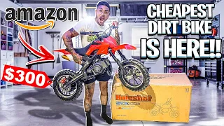 UNBOXING THE CHEAPEST DIRTBIKE I BOUGHT FROM AMAZON ! | BRAAP VLOGS