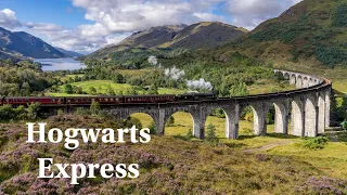 Harry Potter | The Hogwarts Express | Glenfinnan Viaduct |  Scottish Highlands |Jacobite Steam Train