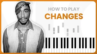 How To Play Changes By 2Pac On Piano - Piano Tutorial (Part 1)